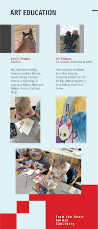 a flyer for art education